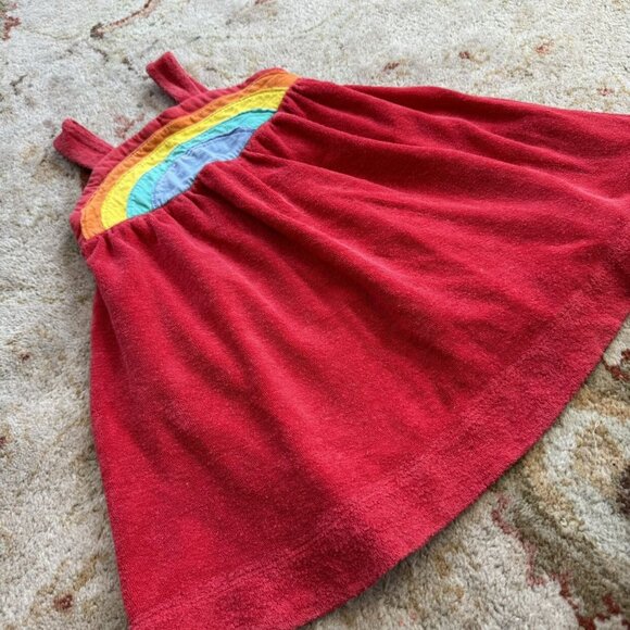 READ Little Bird 🌈 Rainbow Terry Dress - Picture 6 of 6